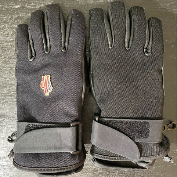 MONCLER Men's Black Grenoble Padded Paneled Gloves Size Medium - Picture 1 of 4